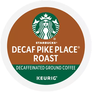 Starbucks DECAF Pike Place Roast Coffee K Cups Big Cat Coffees